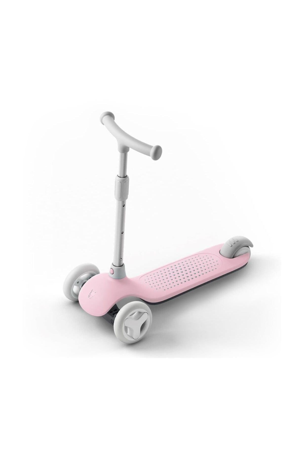 Işıklı Ayarlanabilir 3 Tekerlekli Scooter Pembe