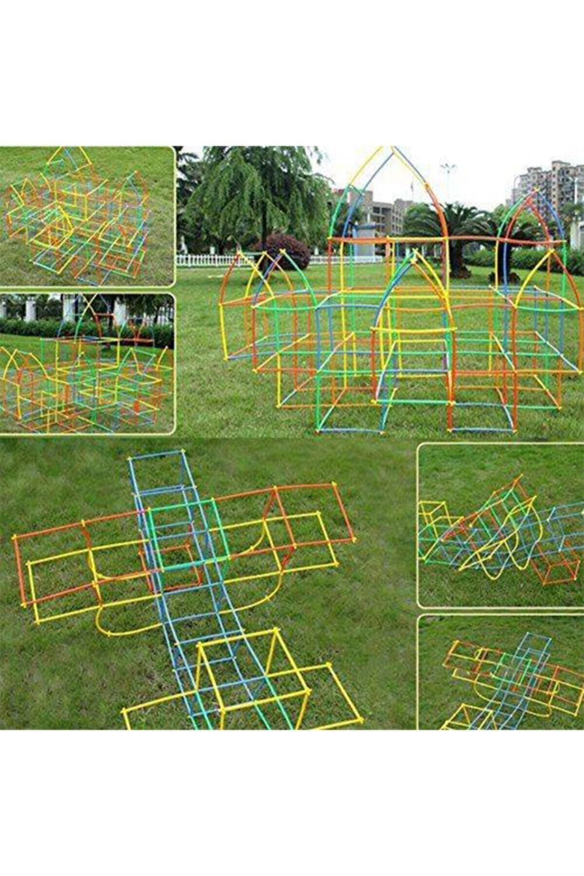 Bambu Çubukları Zeka Hayal Ve Gücü Eğitici 300 Parça